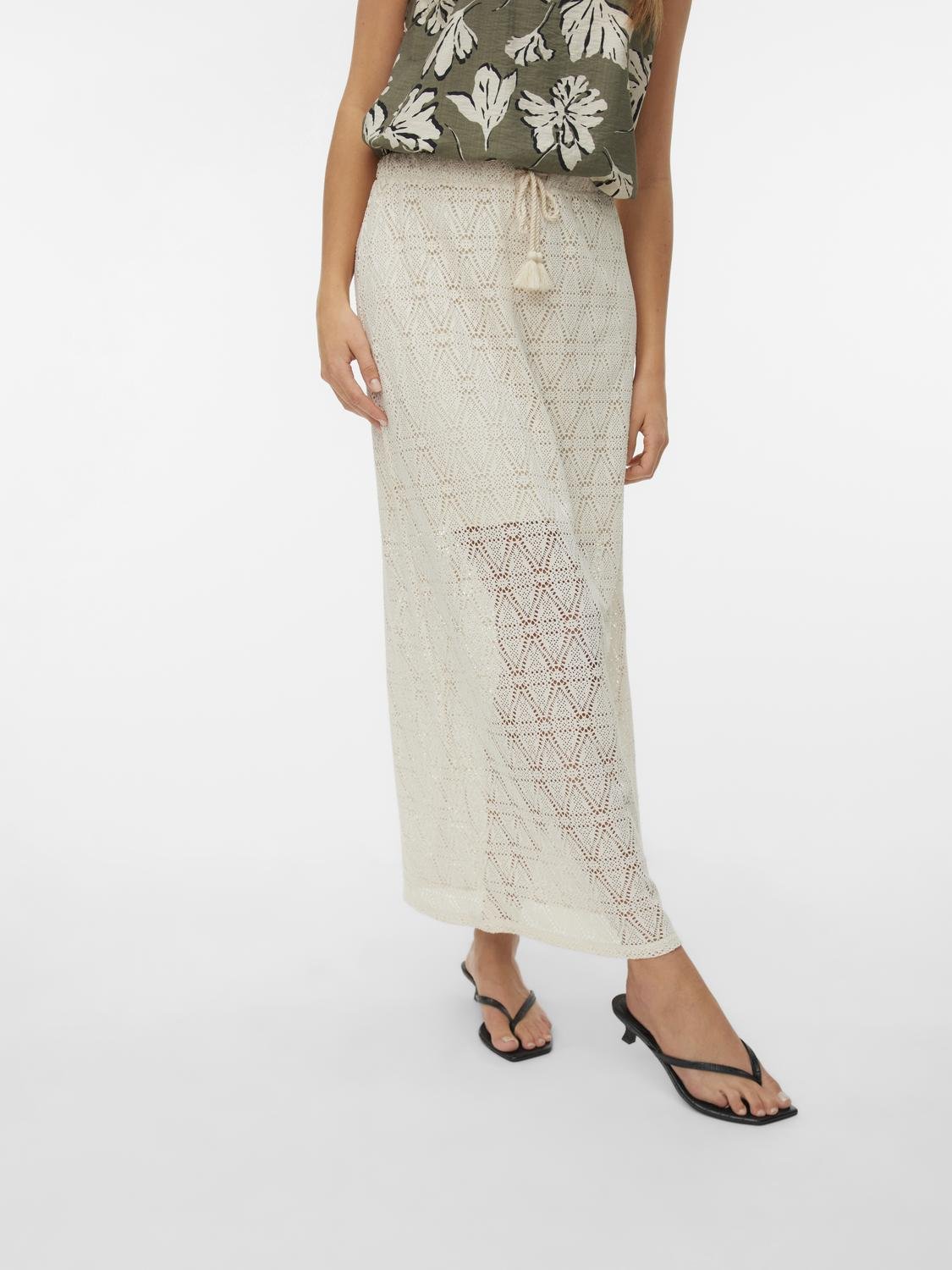 VMMAYA Long Skirt - Birch - VERO MODA & VILA Bergvik